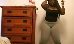 BBW ebony mu legging ...